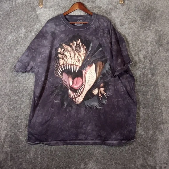 The Mountain Dinosaur T-rex Bust Throught Tee Mens 4X Jerry Loforo 2012 - Picture 2 of 9